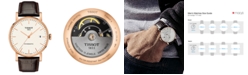 Tissot Men's Swiss Automatic Everytime Swissmatic Dark Brown Leather Strap Watch 40mm